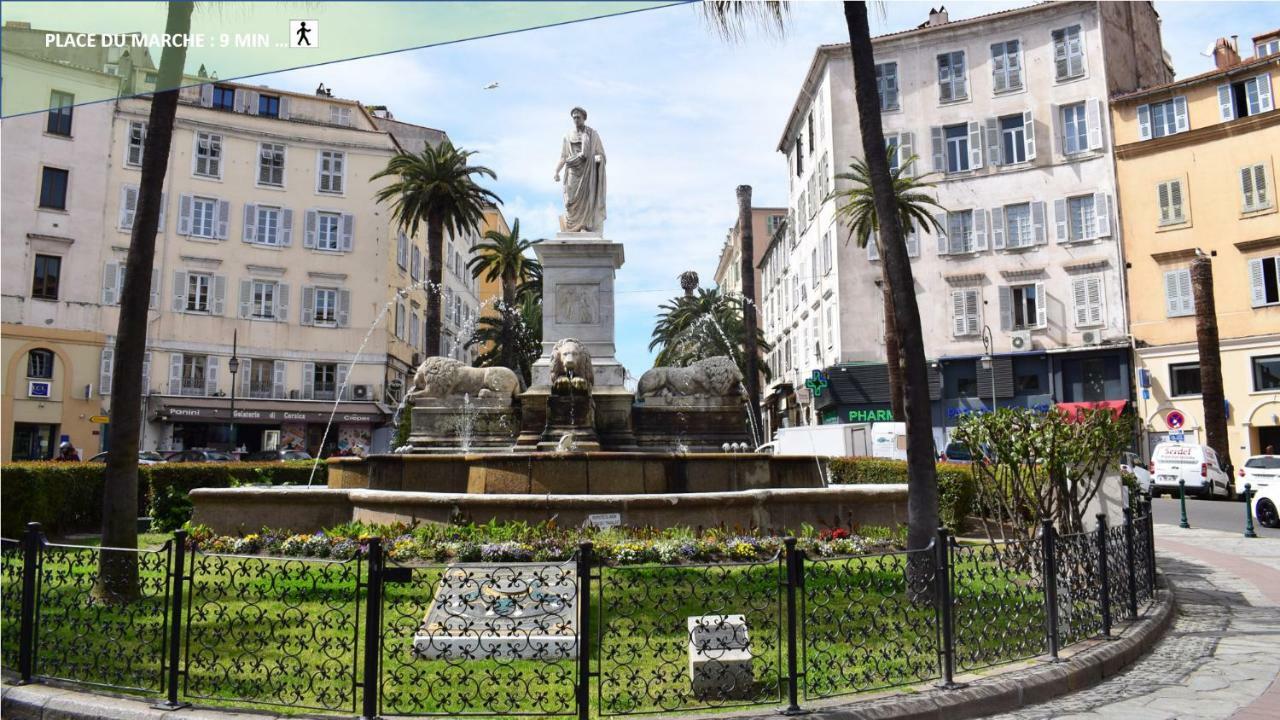 Centre Ajaccio ☆ Wifi ☆ Clim ☆ Plages Exterior foto